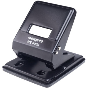 Perfurador De Papel Mx-p40s 2 Furos P/40fls Preto-127507-39397