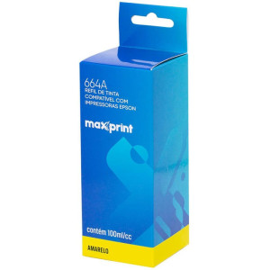 Refil De Tinta Epson Comp. 664a Amarelo 100ml-127511-66625