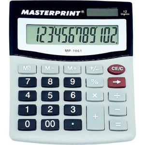 Calculadora De Mesa 12 Dig. Mp 1061 Cinza