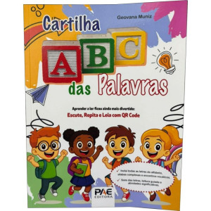 Livro Cartilha Abc Das Palavras 21x27 198p