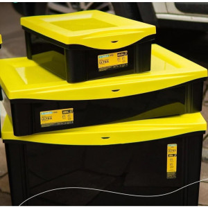 Caixa Plastica Multiuso Preto 13,5l 42,5x30x14,5 Medio-125748-60245