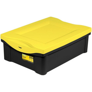 Caixa Plastica Multiuso Preto 13,5l 42,5x30x14,5 Medio-125748-66969