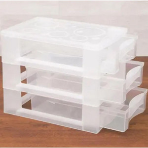 Gaveteiro Cristal Plastico Medio 3gvts-125752-51150