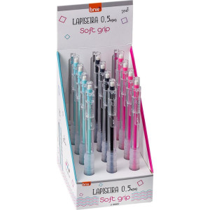 Lapiseira 0.5mm Soft Grip Plastica (s)