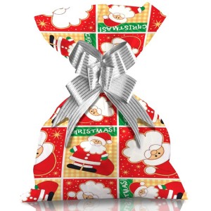 Saco De Presente Perola 825 Noel Feliz 25x35cm 50un-1220100048-53988