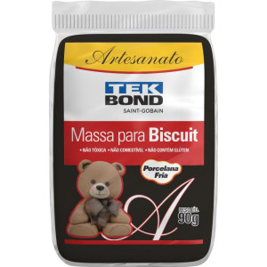 Massa De Porcelana Fria Biscuit 90g Preto