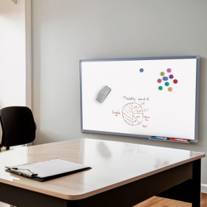 Quadro Aviso Magnetico 100x70cm Aluminio Office-127110-16052