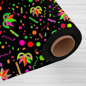 Tnt Estampado 1,40m 40g Carnaval Folia Neon-126142-63637