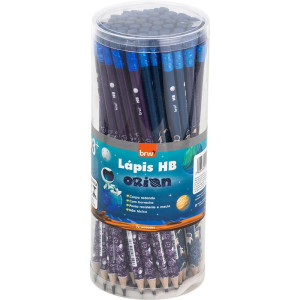 Lapis Preto Redondo Hb Estampado Orion Resina (s)-128059-60730