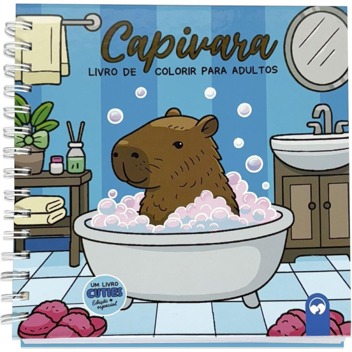 Livro De Colorir Capivara Cuties 80p Cd 21x21cm-126733-85952