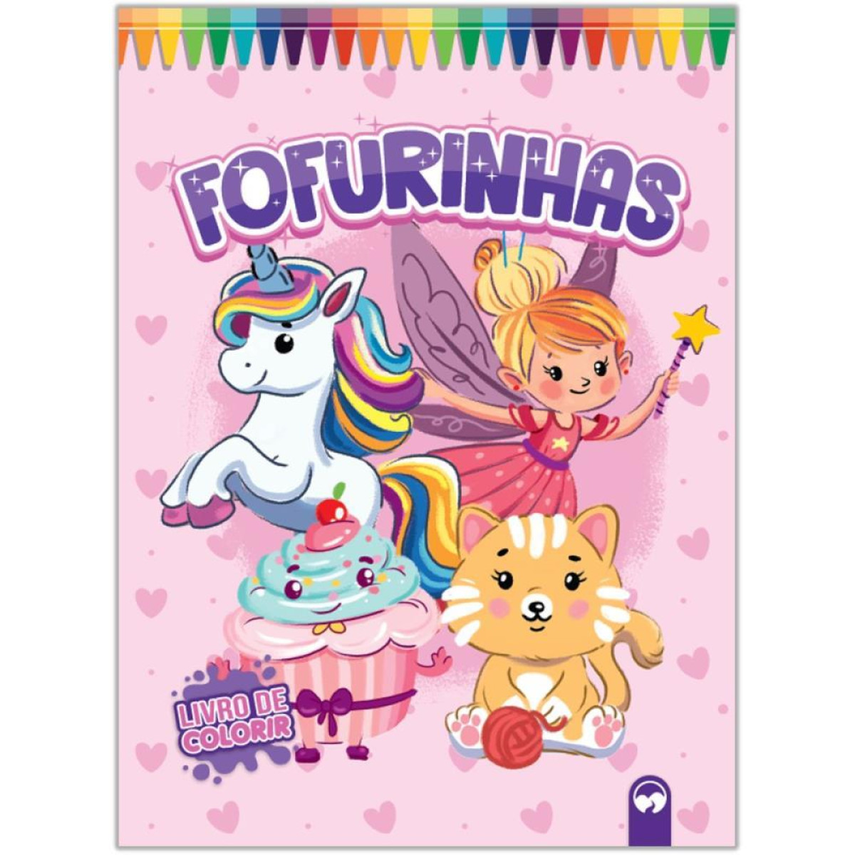 Livro Infantil Colorir Gigante Fofurinhas 10pg 27x36c-126736-58965