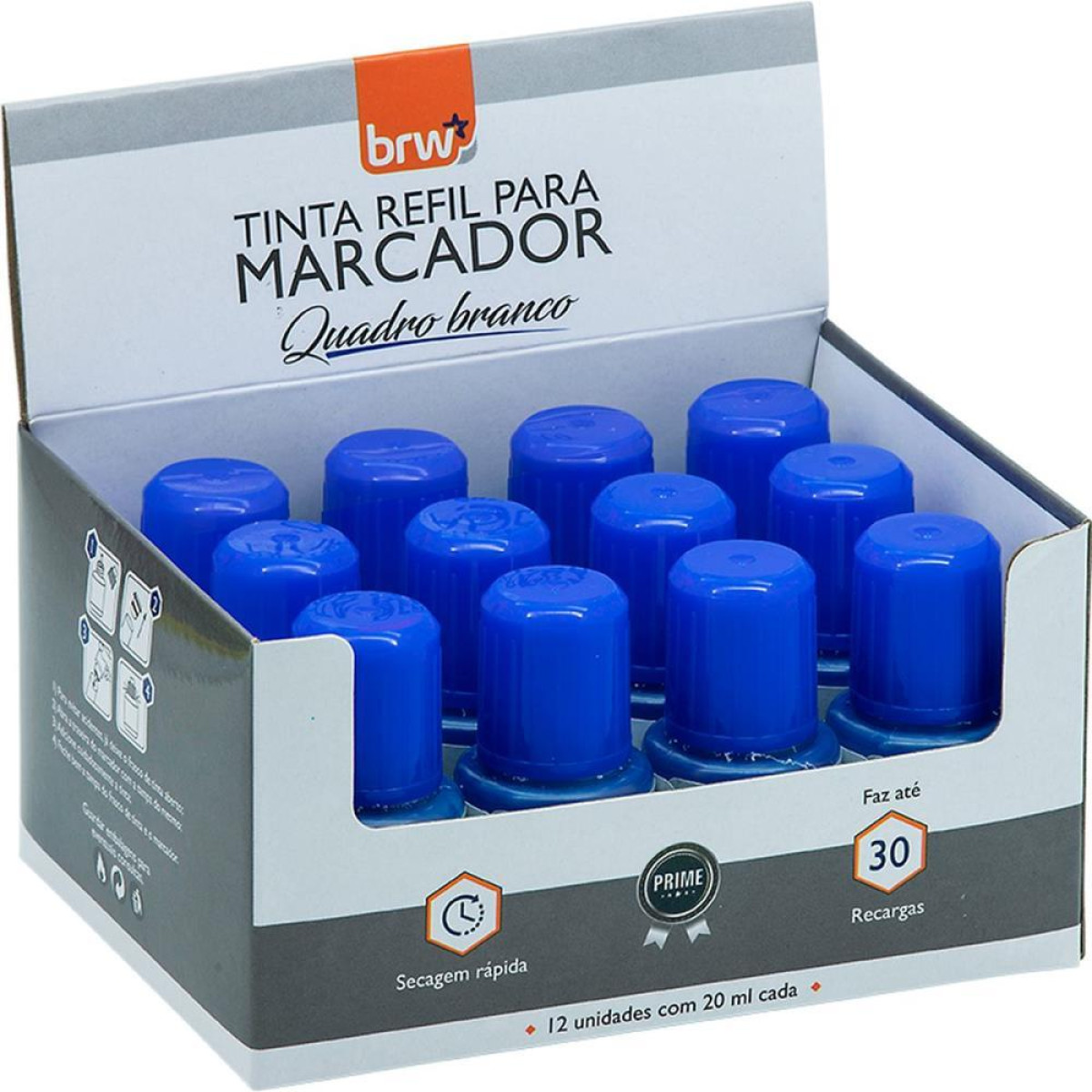 Tinta Marcador Quadro Branco 20ml Azul-128078-93580