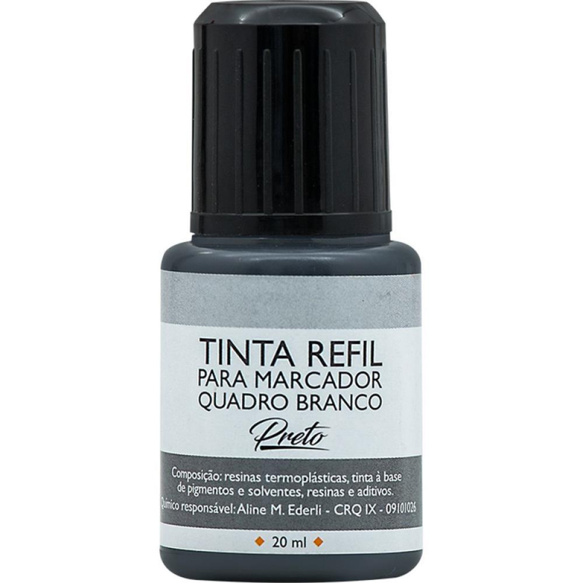 Tinta Marcador Quadro Branco 20ml Preto-128079-67576