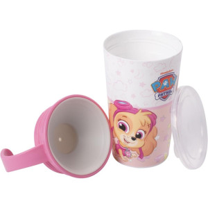 Copo Decorado Patrulha Canina Magic C/alca Rosa