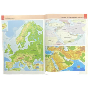 Livro Atlas Geografico Escolar 64p 27x20cm-126755-77936