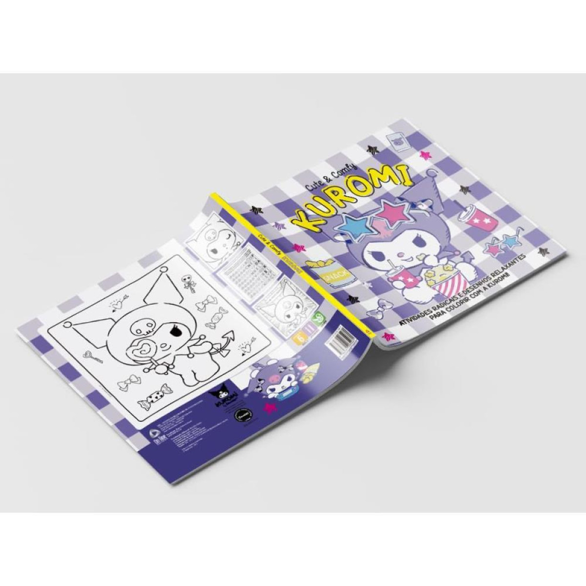 Livro Infantil Colorir Cute E Comfy Kuromi-126742-69558