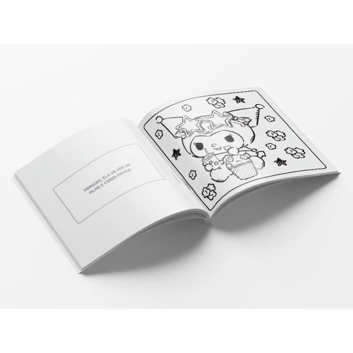 Livro Infantil Colorir Cute E Comfy Kuromi-126742-93257