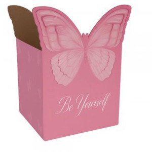 Cachepot Paper Decorado Pote 15 Butterfly 15x15x15cm