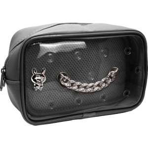 Estojo Box Itabag Com Pin+corrente Preto