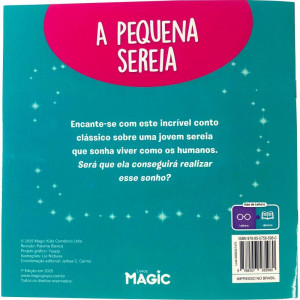 Livro Infantil Ilustrado Pequena Sereia Contos Classicos-127603-22375