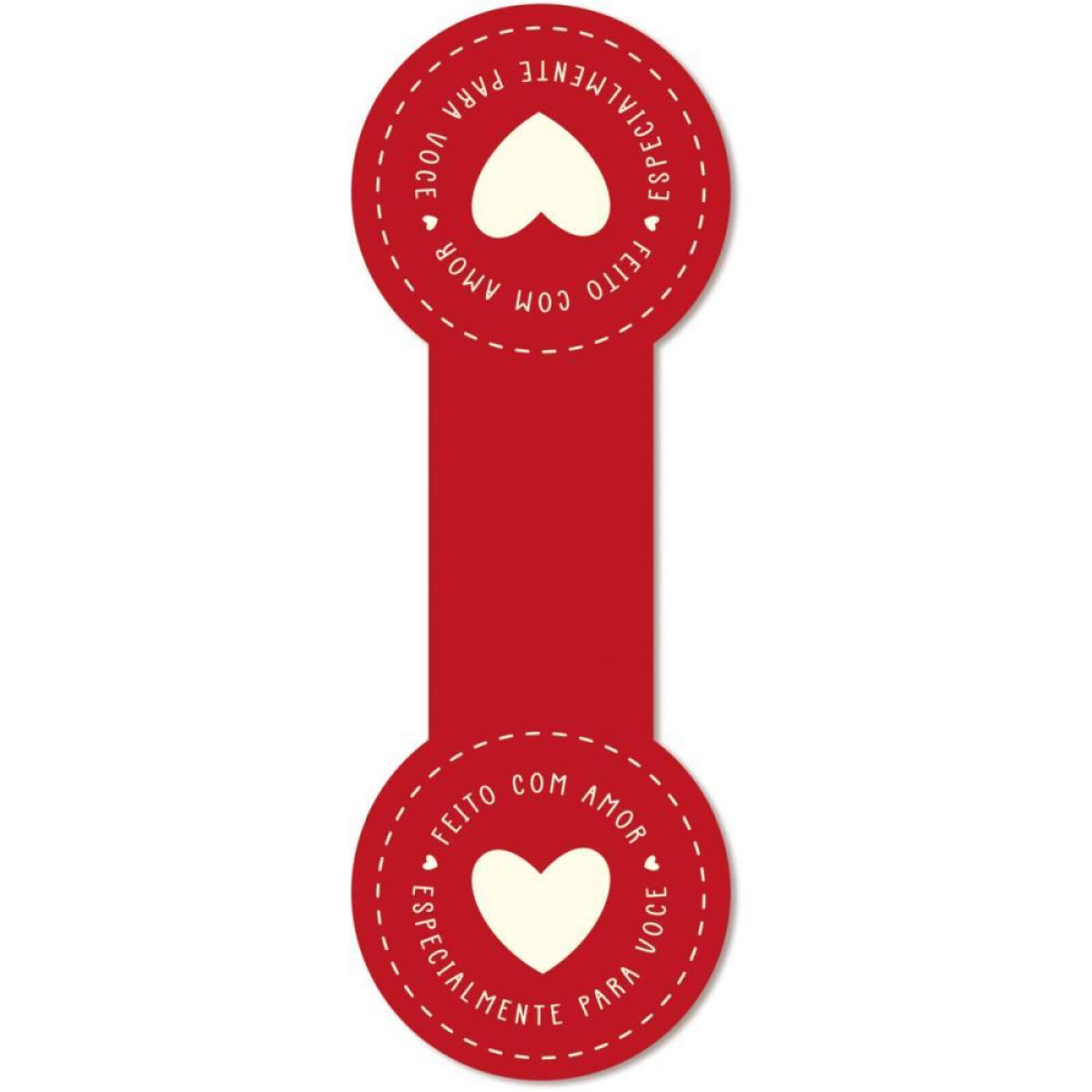 Etiqueta Adesiva Com Amor 110x235mm-126691-85566