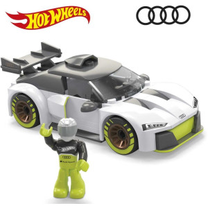 Hot Wheels Brick Shop Speed Audi Rs8 Lms 73pcs