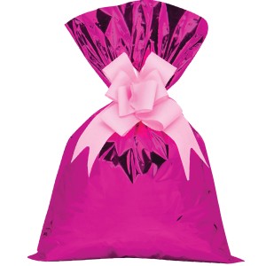 Saco De Presente Metal 722 Pink 30x45cm 50un-1200200020-54473