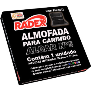 Almofada Carimbo N.5 Preta-128084-13922