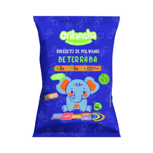 Biscoito De Polvilho Crilancha 40g Beterraba