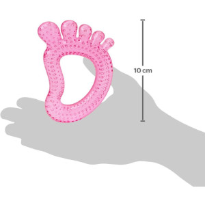 Mordedor Infantil Pezinho C/agua Rosa-125408-27576