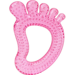 Mordedor Infantil Pezinho C/agua Rosa