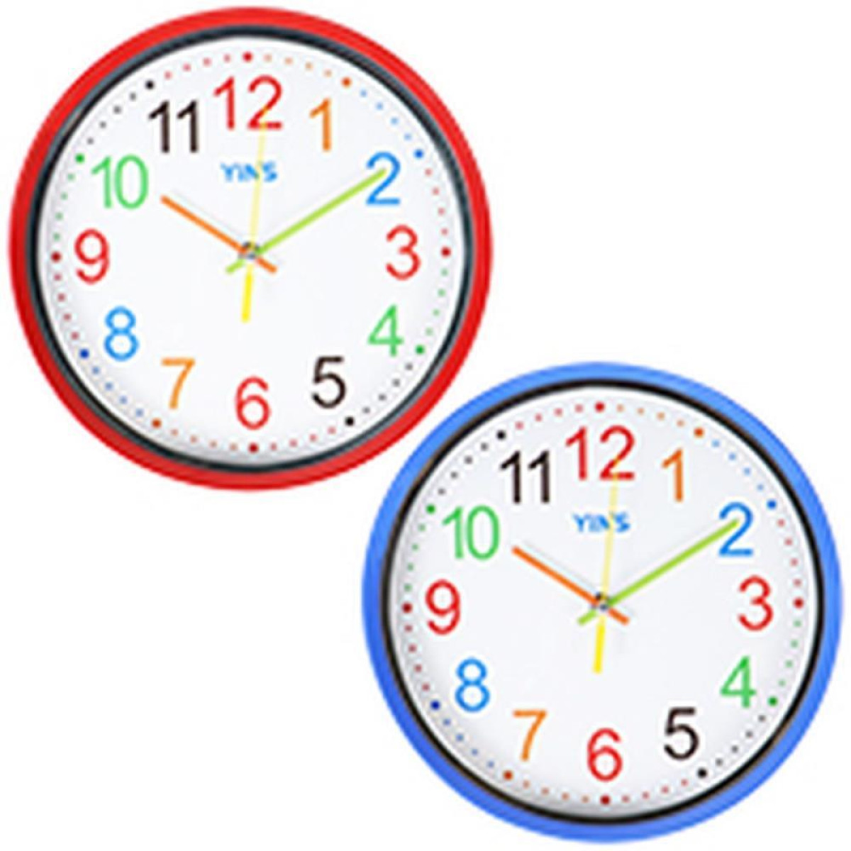 Relogio De Parede Redondo Num.color 21,1cm (s)-127123-92335