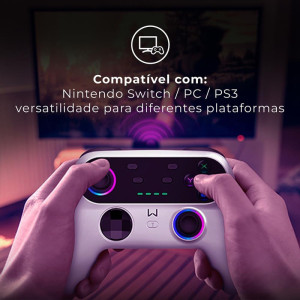Controle Para Jogo Ultra Pro Bluet.nintendo/pc Br-128132-86940