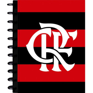 Caderno 10x1 Capa Dura Flamengo 2 Disco 160fls