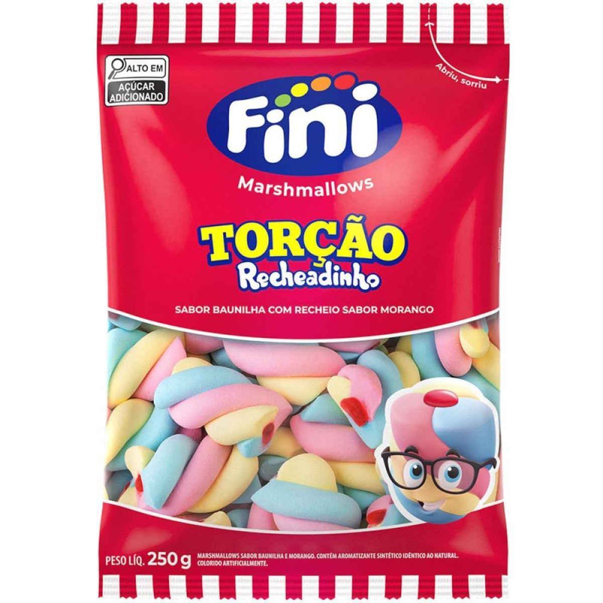 Doce Marsh Recheado Colorido 250g-125692-24056