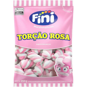 Doce Marshmallow Rosa/branco 250g