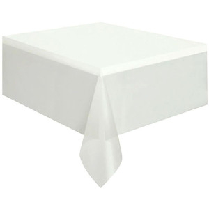 Toalha Plastica 78x78cm Branca