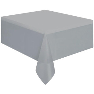 Toalha Plastica 78x78cm Prata