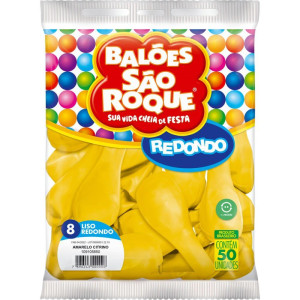 Balao 8 Liso Amarelo Citrino-125780-62906