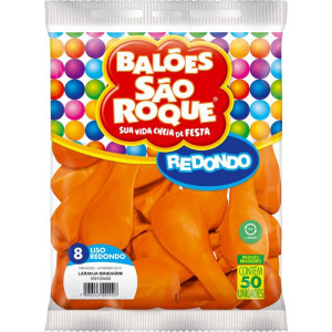 Balao 8 Liso Laranja Mandarim-125785-13574