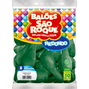 Balao 8 Liso Verde Folha-125790-39205