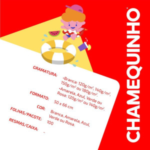 Papel Cartolina Rosa Escolar 50x66cm. 120g.-126907-59903