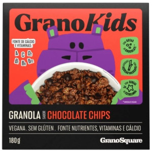Granokids Granola Chocolate Chips 180g Cx.12 Unidades-2775-708