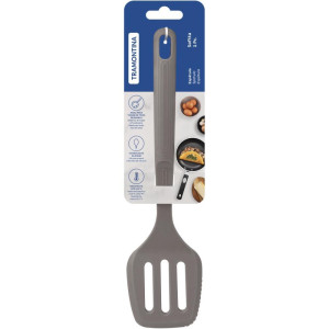 Talher Espatula Vazada Silicone Cinza-125808-75205