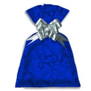 Saco De Presente Metal 1105 Arabesco Velvet Blue 20x29cm 50un-1199200046-67935