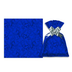 Saco De Presente Metal 1105 Arabesco Velvet Blue 20x29cm 50un-1199200046-86247