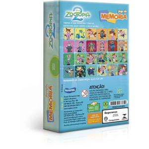Jogo Da Memoria Zootopia 2-128319-87195