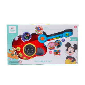 Guitarra 3 Em 1 Disney Baby Musical Infantil Yestoys Ref 20316