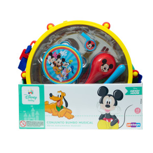 Conjunto Bumbo Musical Disney Baby Yestoys Ref. 20339 Infantil