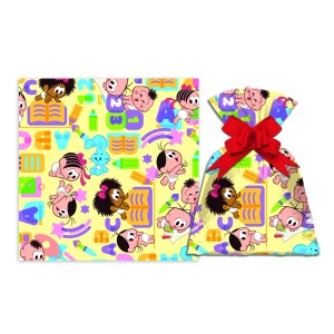 Saco De Presente Perola 268 Turma Da Mônica Baby 30x45cm 50un-1200100112-66124